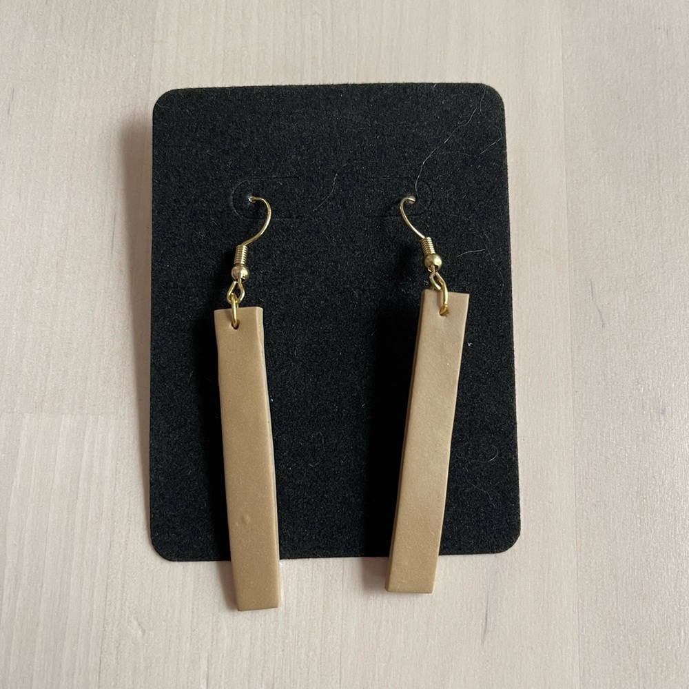 Handmade clay earrings